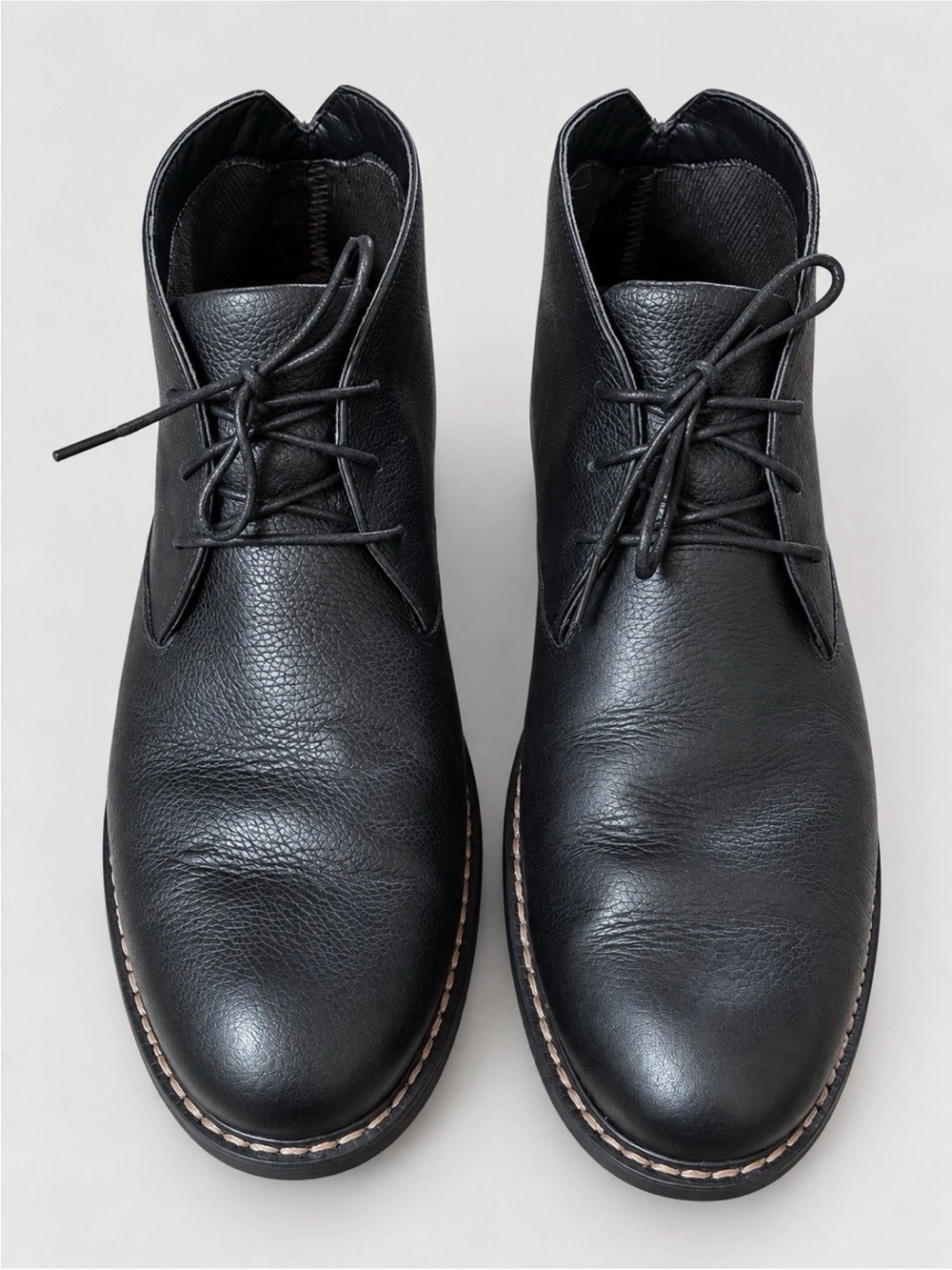 Timberland Chukka Boots Men’s 11 Black Leather PrimaLoft Lace Up